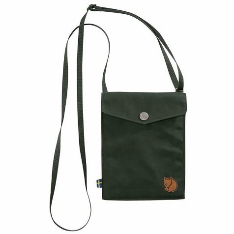 Fjallraven Kånken Pocket Shoulder Bag Dark Green Singapore For Women (SG-214252)